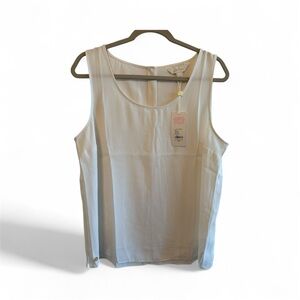 Lilly Pulitzer Cream Sleeveless Blouse